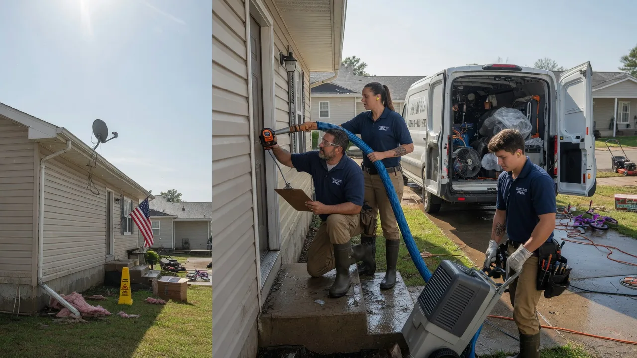 Ceiling Water Damage Restoration in New Johnsonville, TN near me